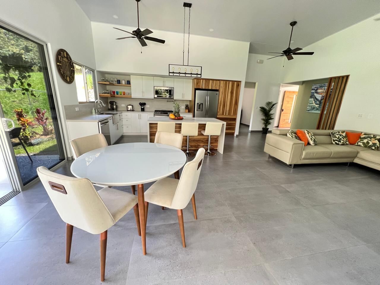 Interior of a completed Uvita Custom Homes build